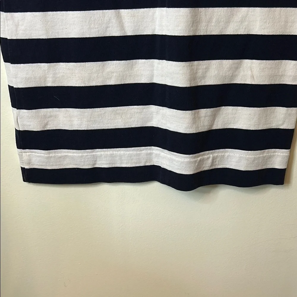 J. Crew Navy and White Stripe Mini Dress Size XS